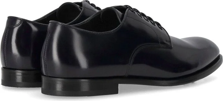 Doucal's Smooth Leather Lace-Up Shoes - Image 4