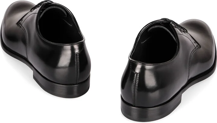 Doucal's Smooth Leather Lace-Up Shoes - Image 8