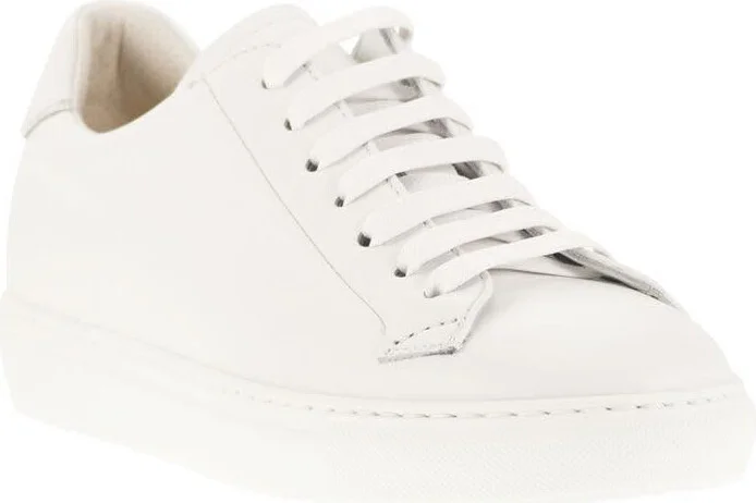 Doucal's Smooth Leather Trainers - Image 2