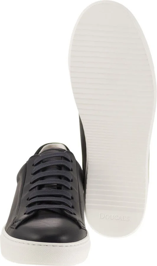 Doucal's Smooth Leather Trainers - Image 5