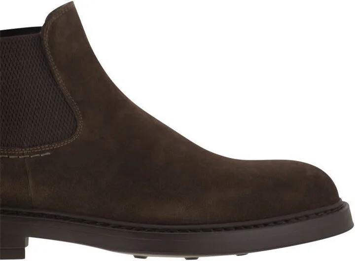Doucal's Suede Chelsea Boot - Image 6
