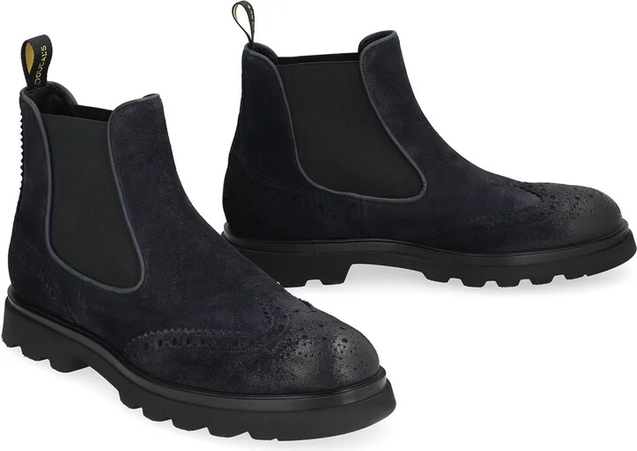 Doucal's Suede Chelsea Boots - Image 3