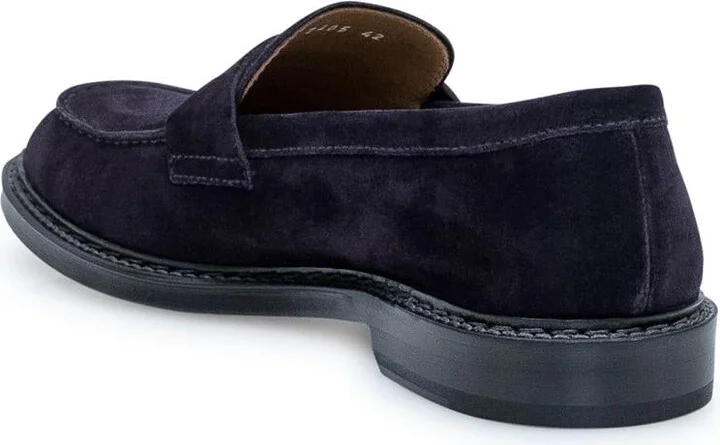 Doucal's Suede Penny Loafers - Image 3