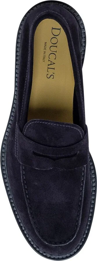 Doucal's Suede Penny Loafers - Image 4