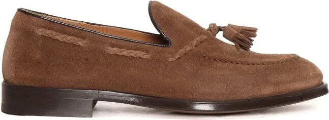Doucal's Tassel Round Toe Loafers
