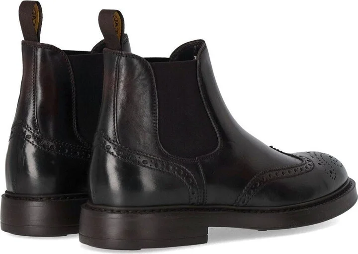 Doucal's Triumph Dark Brown Chelsea Boot - Image 4