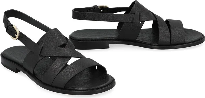 Doucal's Tropic Leather Sandals - Image 3