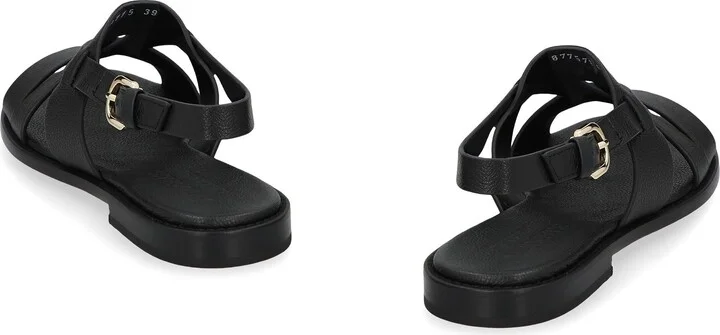 Doucal's Tropic Leather Sandals - Image 4