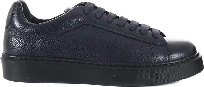 Doucal's Tumbled Leather Sneakers