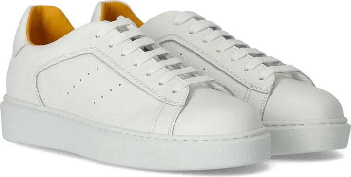 Doucal's Tumblet White Sneaker - Image 2