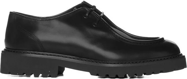 Doucal's Two-Hole Round-Toe Lace-Up Shoes