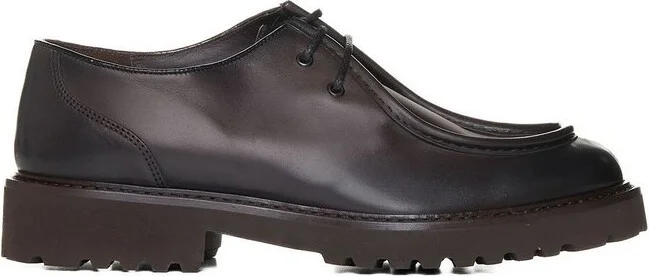Doucal's Two-Hole Round-Toe Lace-Up Shoes