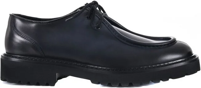 Doucal's Two-Hole Round-Toe Lace-Up Shoes