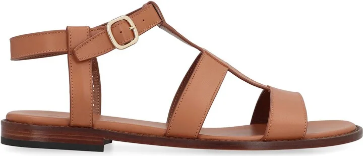 Doucal's Urano Leather Sandals - Image 2