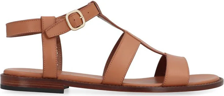 Doucal's Urano Leather Sandals