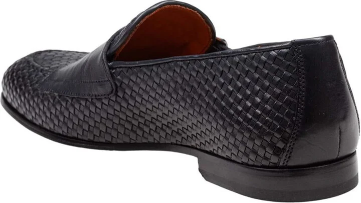 Doucal's Woven Leather Moccasin - Image 4