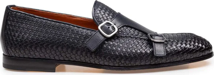 Doucal's Woven Leather Moccasin