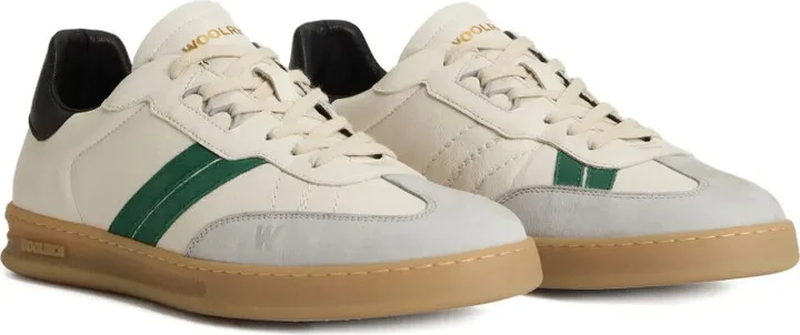 Doulbleu leather stripe sneakers - Image 2