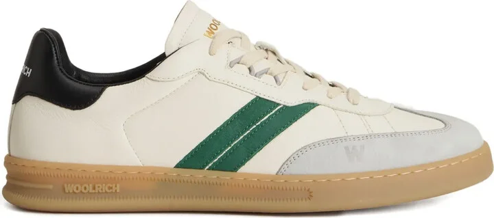 Doulbleu leather stripe sneakers