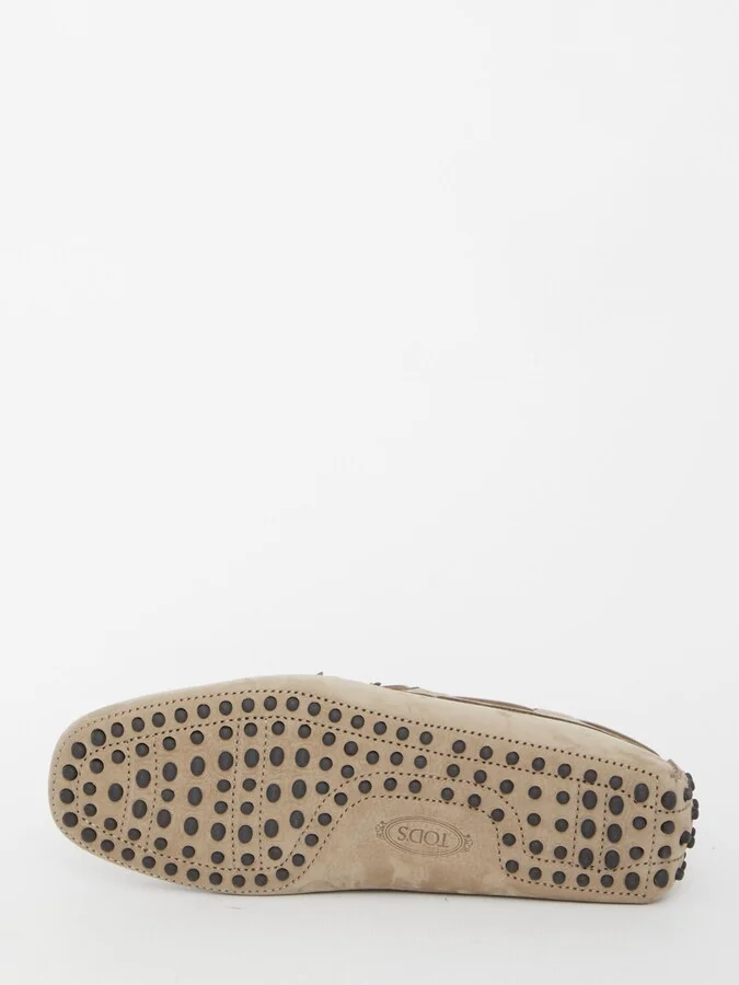 Dove-colored Gommino Loafers - Image 4