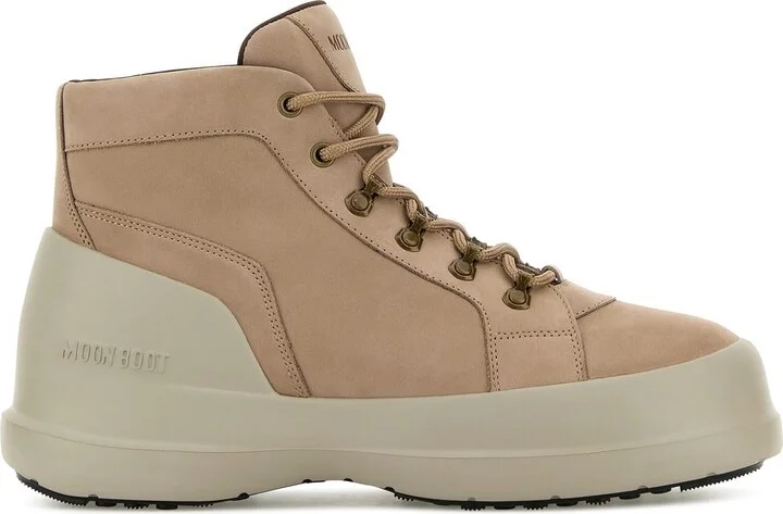 Dove grey nabuk Luna Trek sneakers