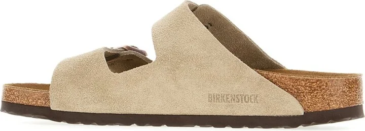 Dove Grey Suede Arizona Sandals - Image 3