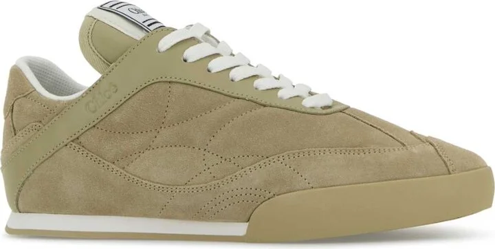 Dove Grey Suede Chloã¨ Kick Sneakers - Image 2