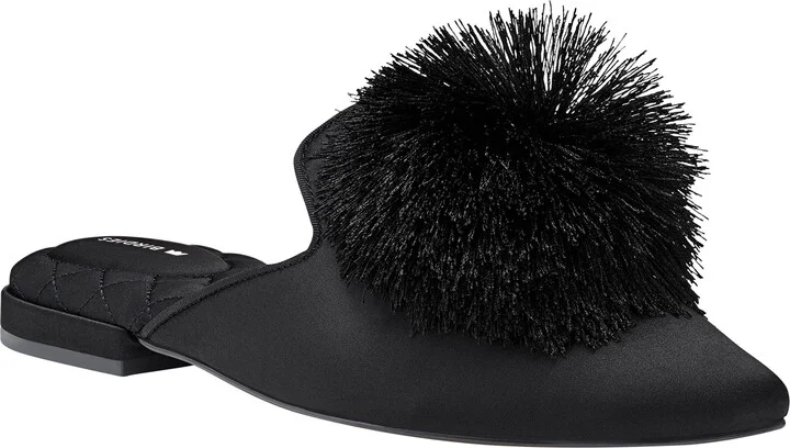 BLACK SATIN POM