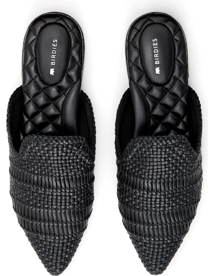 Dove Woven Pointed Toe Mule - Image 5