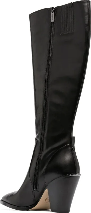 Dover 95mm block-heeled boots - Image 3