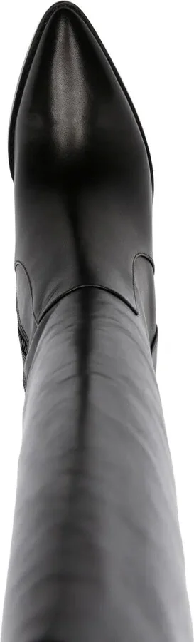 Dover 95mm block-heeled boots - Image 4