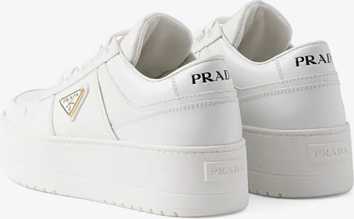 Downtown Bold Leather Low-Top Sneakers - Image 2
