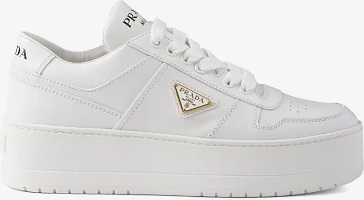 Downtown Bold Leather Low-Top Sneakers