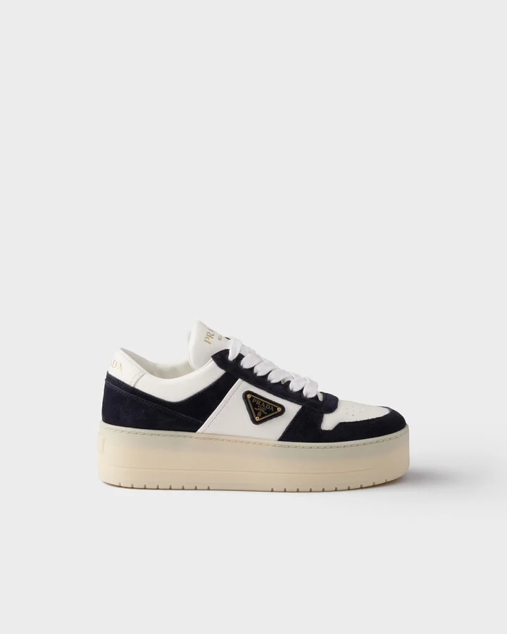 Downtown Bold nappa leather and suede sneakers - Image 2
