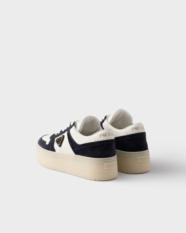 Downtown Bold nappa leather and suede sneakers - Image 4
