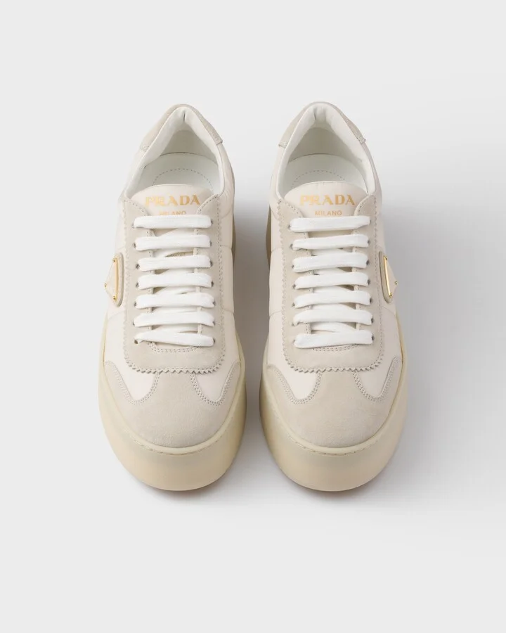 Downtown Bold nylon and suede sneakers - Image 3