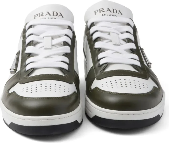 Downtown colour-block leather sneakers - Image 5
