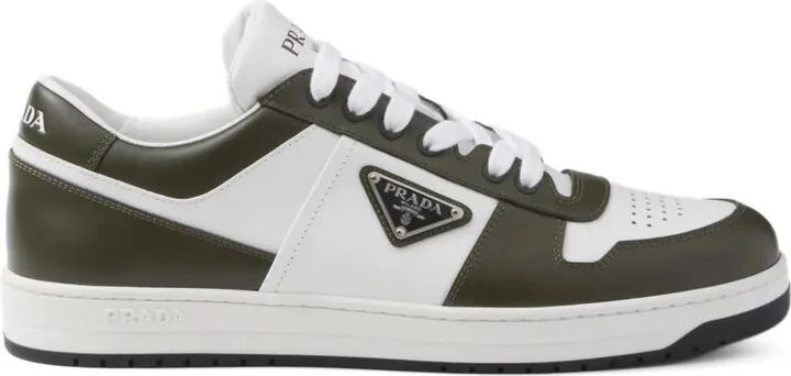 Downtown colour-block leather sneakers