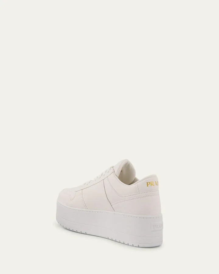Downtown Leather Low-Top Platform Sneakers - Image 3