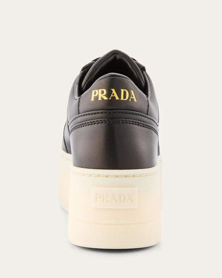 Downtown Leather Low-Top Platform Sneakers - Image 11