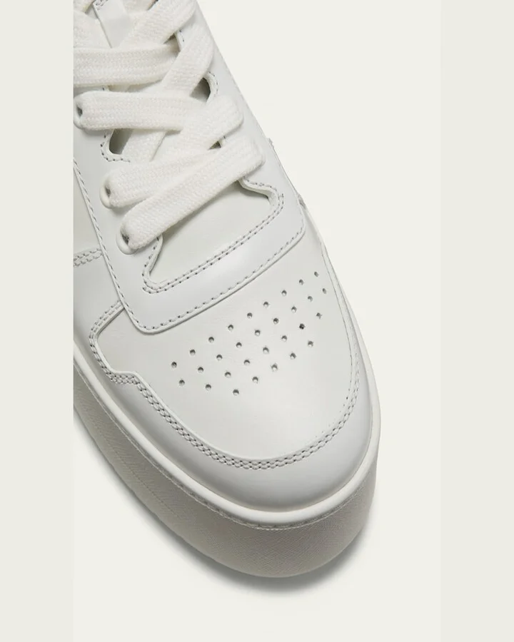 Downtown Leather Low-Top Sneakers - Image 4
