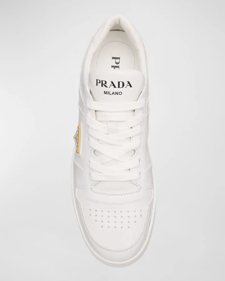 Downtown Leather Low-Top Sneakers - Image 2