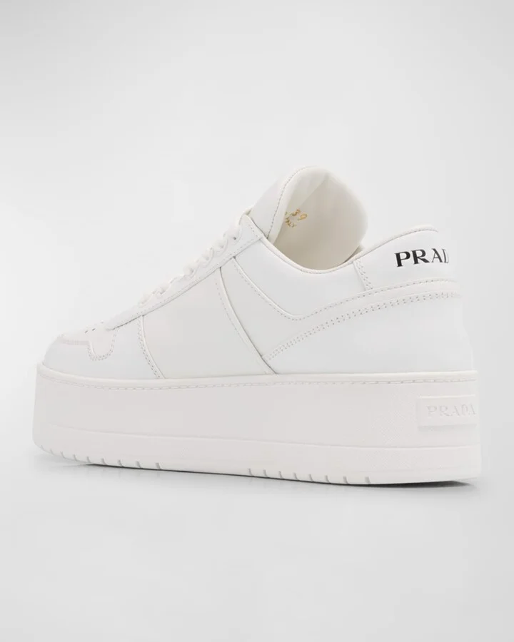 Downtown Leather Low-Top Sneakers - Image 6