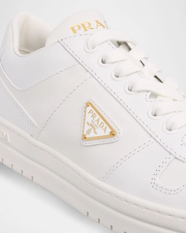 Downtown Leather Low-Top Sneakers - Image 3