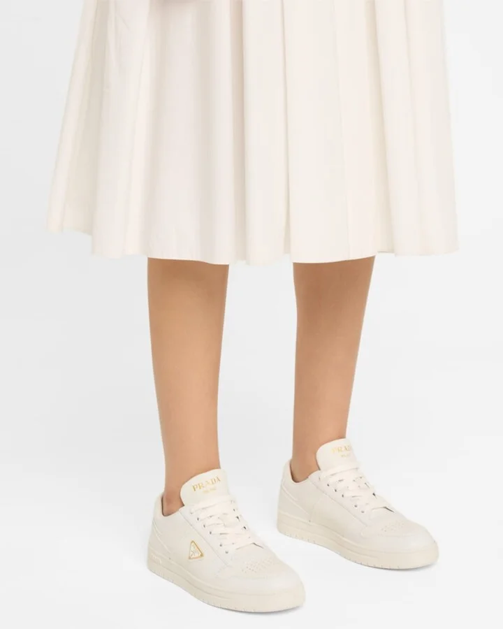 Downtown Leather Low-Top Sneakers - Image 6