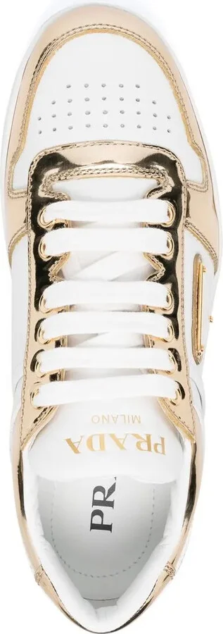 Downtown leather low-top sneakers - Image 4