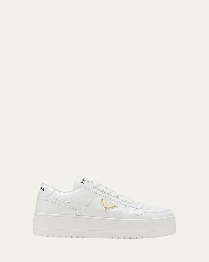 Downtown Leather Low-Top Sneakers