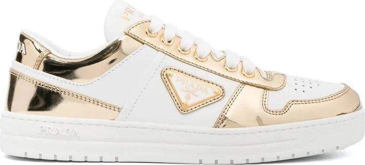 Downtown leather low-top sneakers