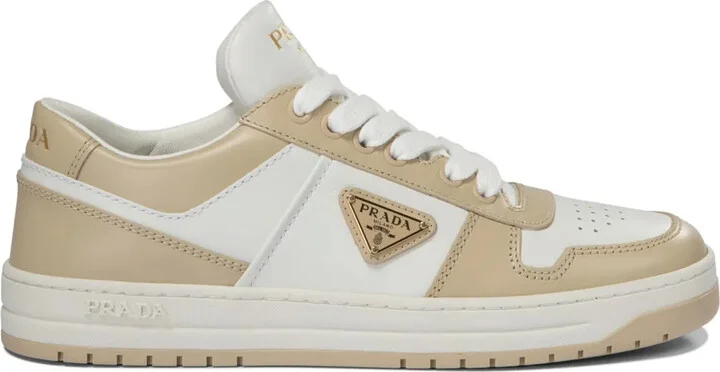Downtown logo-appliqué sneakers