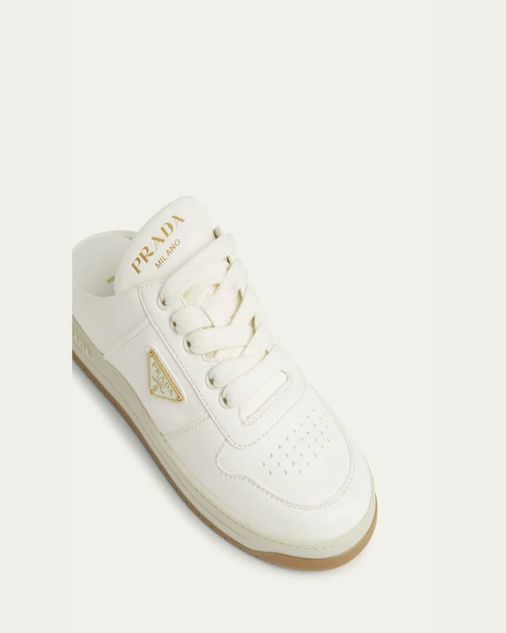 Downtown Nappa Leather Sneaker Mules - Image 4